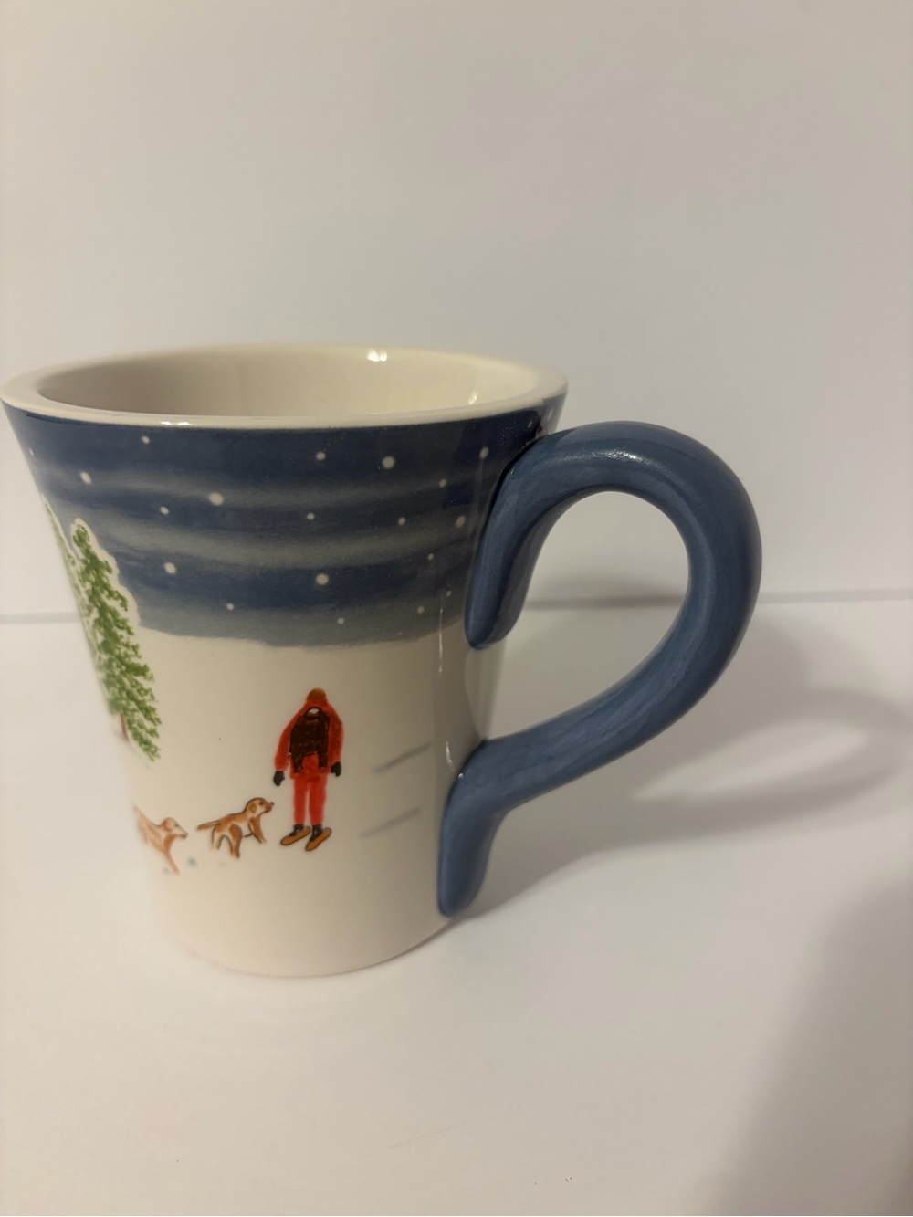 Vintage Eddie Bauer home Winter cabin Mug holiday Christmas cocoa